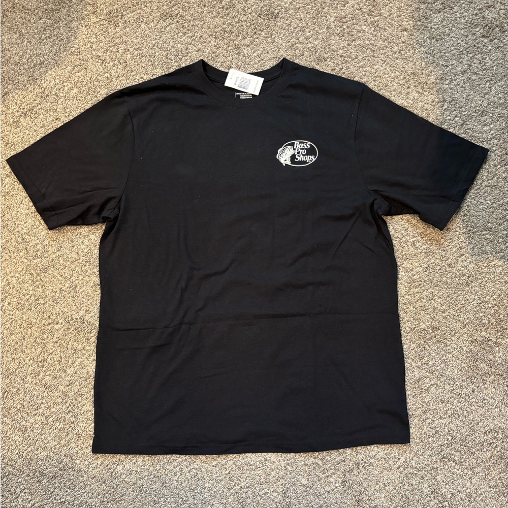 Bass Pro Shops Black Short Sleeve Tee